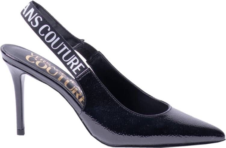 Versace Jeans Couture Verhoogde hakken muiltjes voor vrouwen Black Dames - Foto 4