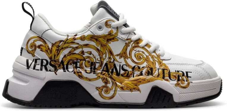 Versace Jeans Couture Men Shoes Sneakers 73Ya3Sf6 Zp163 G03 White Wit Heren