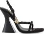 Versace Jeans Couture High Heel Sandals Black Dames - Thumbnail 1
