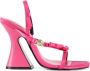 Versace Jeans Couture High Heel Sandals Pink Dames - Thumbnail 1