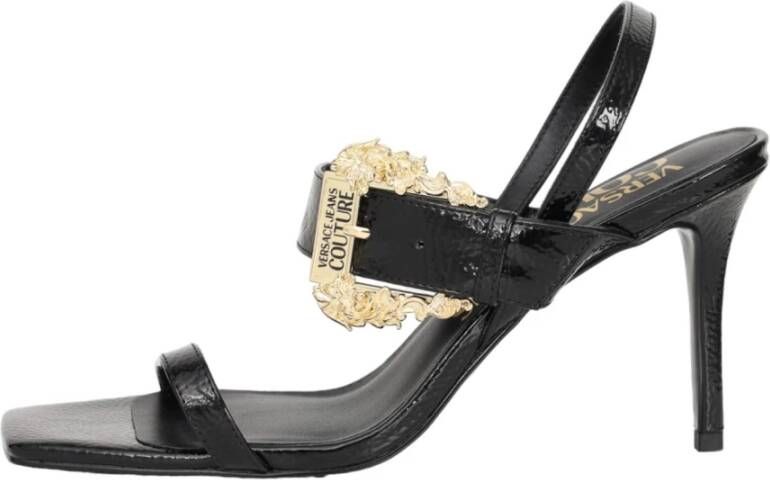 Versace Jeans Couture High Heel Sandals Zwart Dames