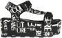 Versace Jeans Couture Dames platte sandalen met logo print Black Dames - Thumbnail 3