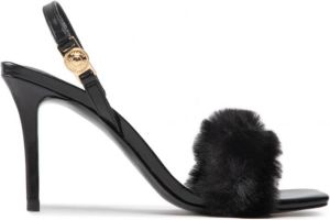 Versace Jeans Couture high heel sandals Zwart Dames