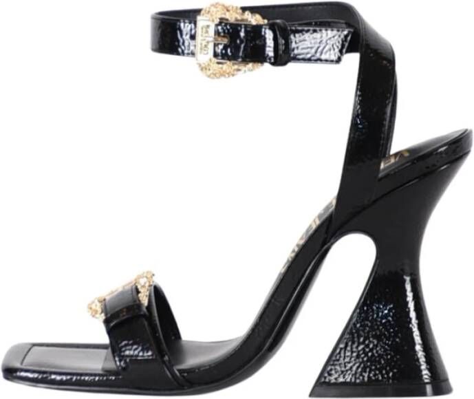 Versace Jeans Couture High Heel Sandals Zwart Dames