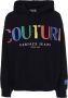 Versace Jeans Couture Katoenen Hoodie met Regenbooglogo - Thumbnail 1