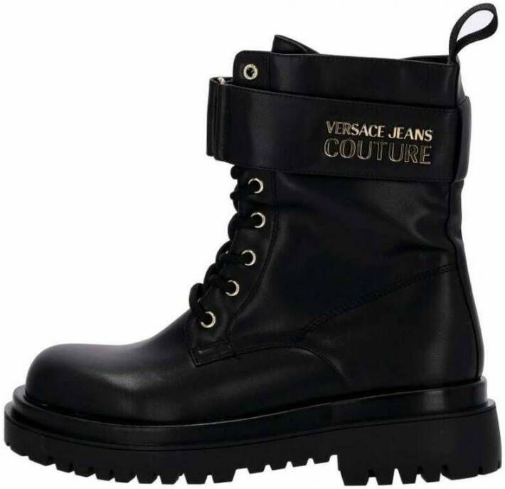 Versace Jeans Couture Lace-up Boots Zwart Dames