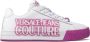 Versace Jeans Couture Witte Leren Logo Sneakers voor Vrouwen White Dames - Thumbnail 1