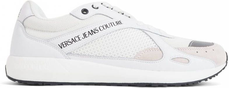 Versace Jeans Couture Stijlvolle witte sneakers voor vrijetijdsactiviteiten White Heren
