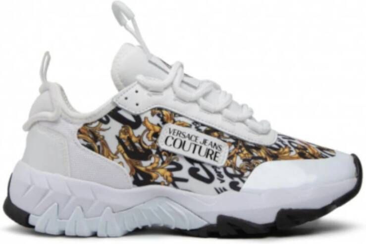 Versace Jeans Couture Logo Brush Couture Sneakers White Dames