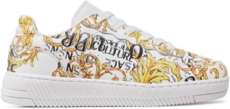 Versace Jeans Couture Barok Print Leren Sneakers voor Vrouwen Multicolor Dames - Foto 6