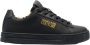 Versace Jeans Couture Dames Lage Court Sneakers van Leer Black Dames - Thumbnail 1