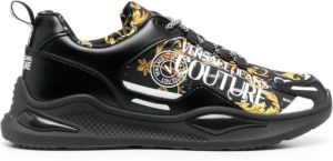 Versace Jeans Couture Men Shoes Sneakers Black Ss23 Zwart Heren
