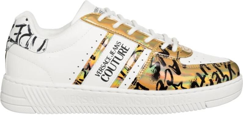 Versace Jeans Couture Witte ssneakers Stijlvol en veelzijdig White