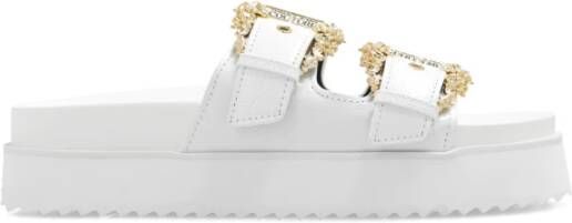 Versace Jeans Couture Arizona Witte Slippers Vrouwen Volwassen White Dames