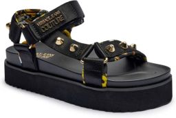 Versace Jeans Couture Plateau sandalen Black Dames