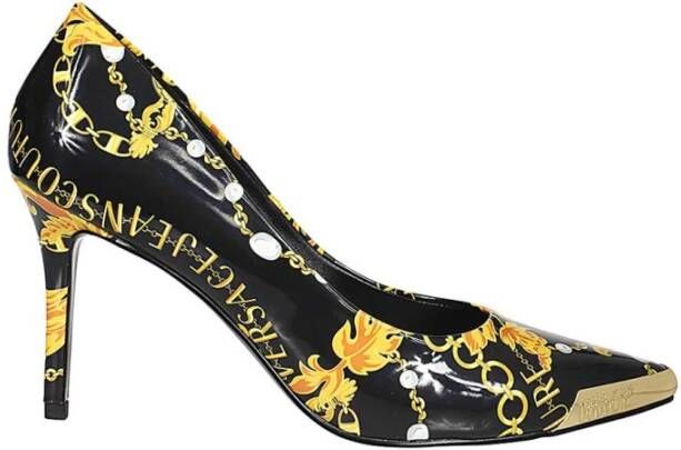 Versace Jeans Couture Puntige Neus Patent Pumps