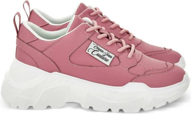 Versace Jeans Couture Roze Sneakers voor Vrouwen
