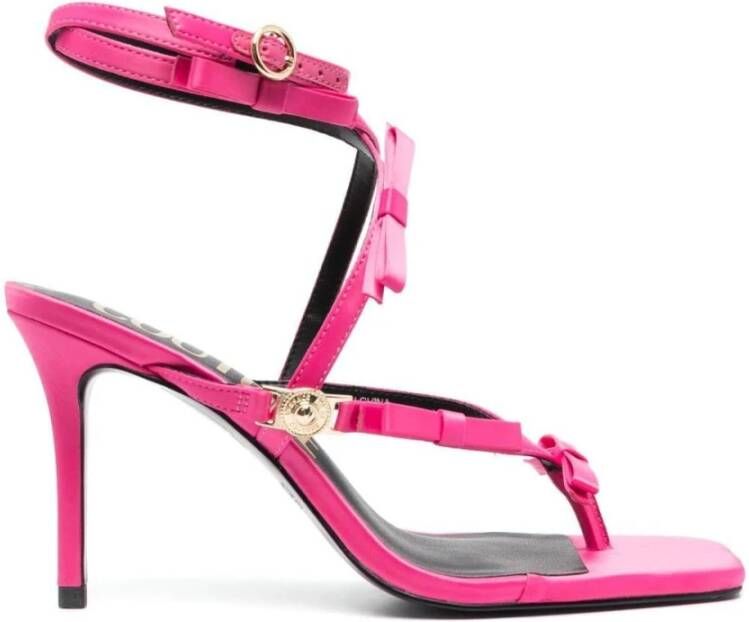Versace Jeans Couture Roze Ss23 Damessandalen Stijlvol en Comfortabel Pink Dames