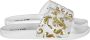 Versace Jeans Couture Rubberen slippers met print White Heren - Thumbnail 2