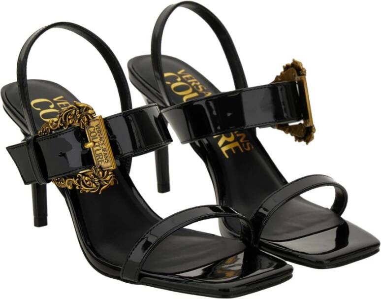 Versace Jeans Couture Sandalettes met hak Black Dames