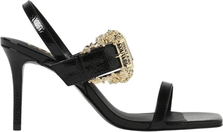 Versace Jeans Couture Sandalen met hak en gespdetail