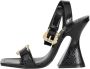 Versace Jeans Couture Zwarte Sandalen voor Stijlvolle Look Black Dames - Thumbnail 6