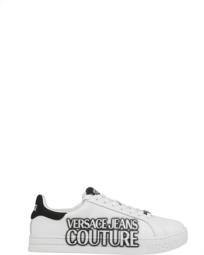 Versace Jeans Couture Schoenen 71Ya3Skd Zp035 Wit Heren