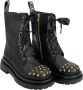 Versace Jeans Couture Heren Militair-geïnspireerde Enkellaarzen Black Heren - Thumbnail 1