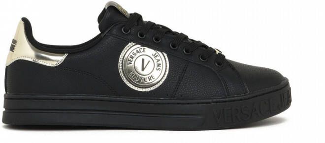 Versace Jeans Couture Versace Jeans Fondo Court 88 Dis Sk1 Lage sneakers Leren Sneaker Heren Zwart - Foto 2