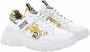 Versace Jeans Couture Lage veterschoenen met Logo Couture Print White Heren - Thumbnail 7