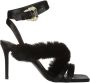 Saint Laurent Boots Kiki Lace-Up Leopard-Print Ankle Boots in zwart - Thumbnail 1