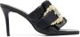 Versace Jeans Couture Stijlvolle Zwarte Hakken Mules Black Dames - Thumbnail 1