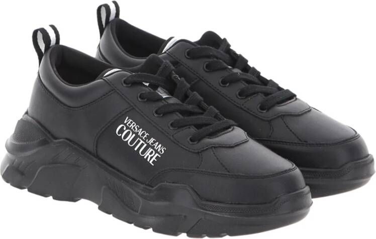 Versace Jeans Couture Women Shoes Sneakers 73Va3Skl Zp013 899 Black Zwart Dames - Foto 14