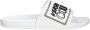 Versace Jeans Couture Slide Sandalen met Relief Logo - Thumbnail 1
