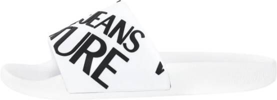 Versace Jeans Couture Slippers Fondo Shelly in wit