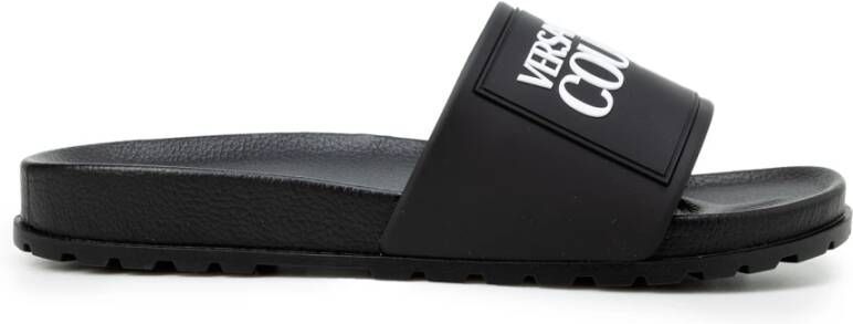 Versace Jeans Couture Sliders Zwart Dames