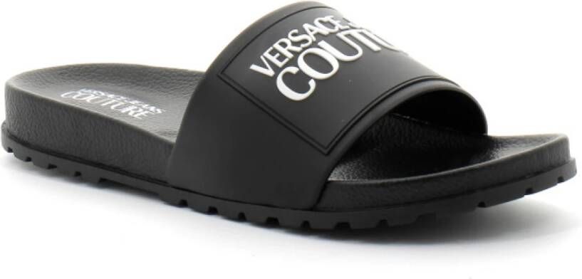 Versace Jeans Couture Sliders Zwart Heren