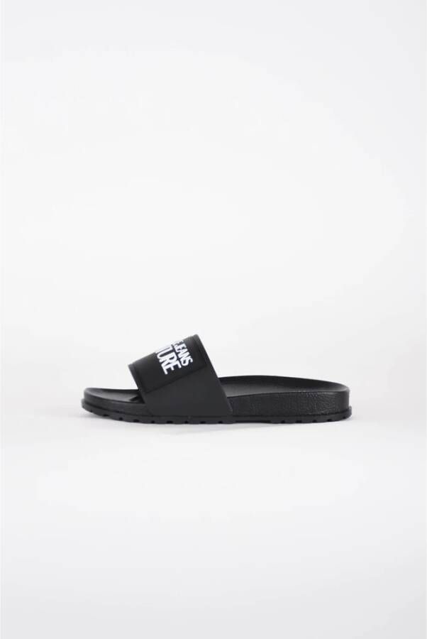Versace Jeans Couture Sliders Zwart Unisex