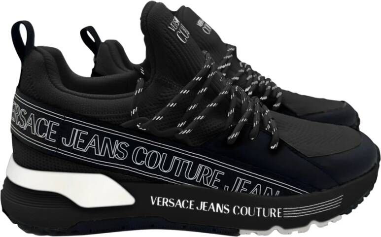 Versace Jeans Couture Versace Couture Heren Sneakers Zwart 78YA3SA3-ZS - Foto 3