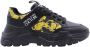 Versace Jeans Couture Lage profiel sneakers voor heren met gladde graaninzetten Black Heren - Thumbnail 2