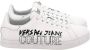 Versace Jeans Couture Lage leren sneakers met uitneembare binnenzool White Heren - Thumbnail 8