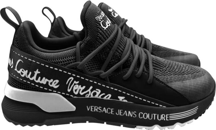 Versace Jeans Couture Sneakers met logo Black Dames