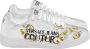 Versace Jeans Couture Witte Barocco Print Sneakers met Veters - Thumbnail 3