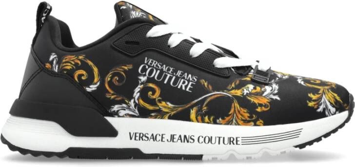 Versace Jeans Couture Low-Top Sneakers Fondo Dynamic Dis. Saa in zwart