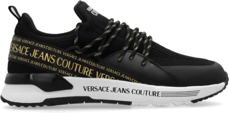 Versace Jeans Couture Sneakers met logo Black Dames