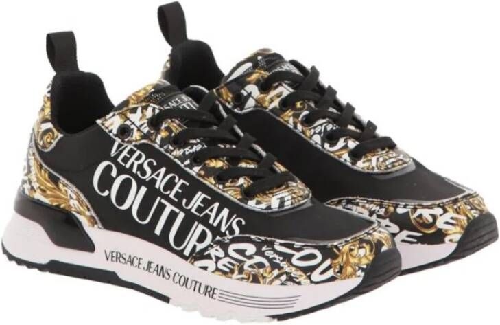 Versace Jeans Couture Women Shoes Sneakers 73Va3Skl Zp013 899 Black Zwart Dames - Foto 16