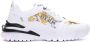 Versace Jeans Couture Abstracte Multikleurige Vetersneakers White Heren - Thumbnail 1
