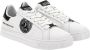 Versace Jeans Couture Witte Sneakers met Zwarte Details White Heren - Thumbnail 1