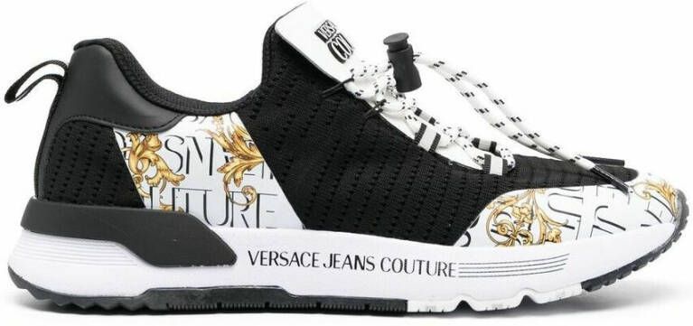 Versace Jeans Couture Barok Print Leren Sneakers voor Vrouwen Multicolor Dames - Foto 7