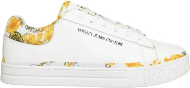Versace Jeans Couture Witte Sneakers van Versace Jeans White Dames